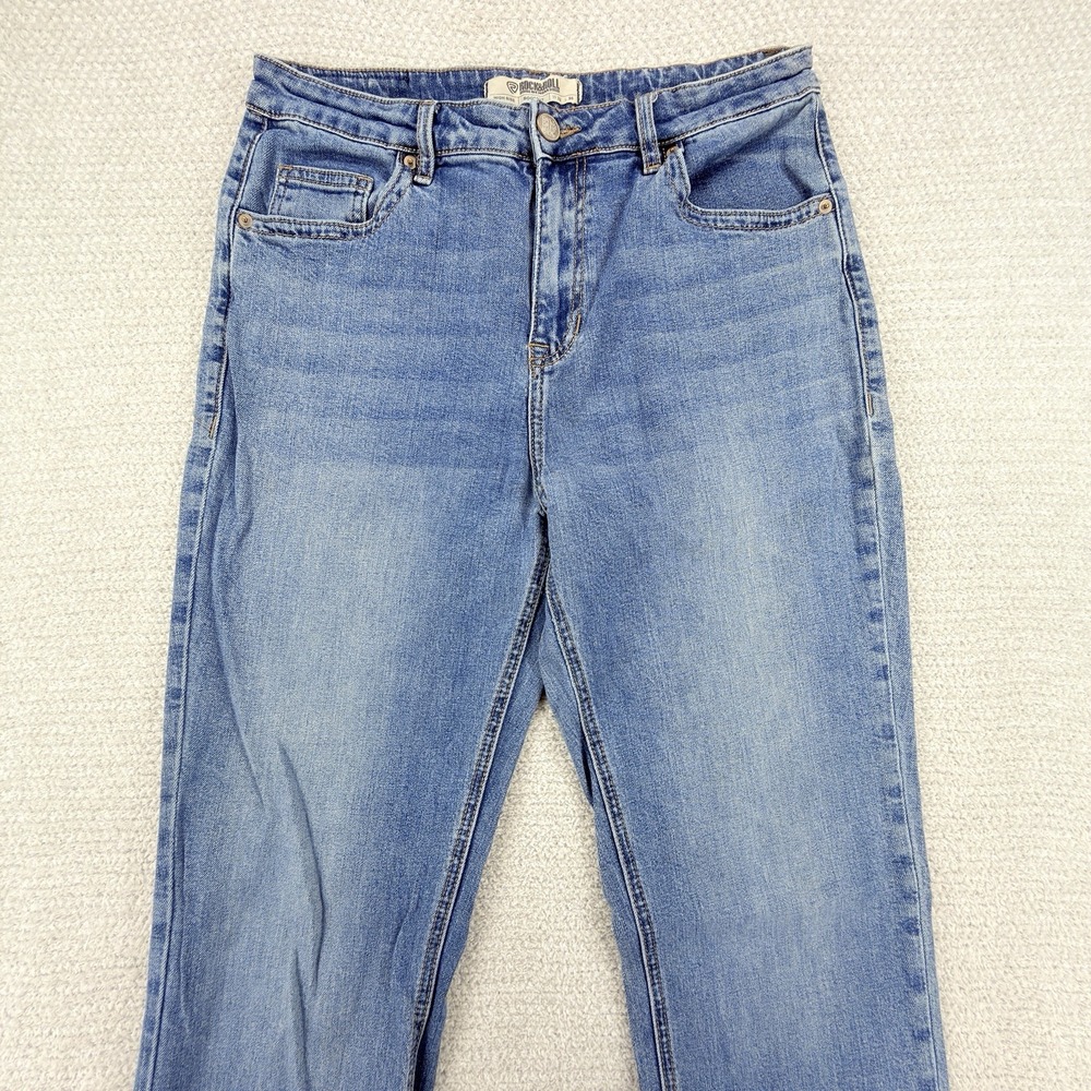 Rock & Roll Denim Jeans Womens 32x36 Blue High Rise Bootcut Stretch Western